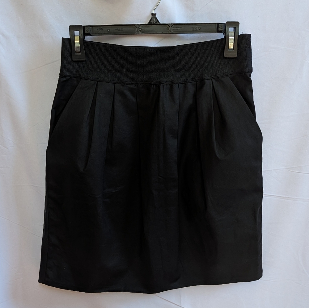 Elizabeth and James Black A-Line Skirt